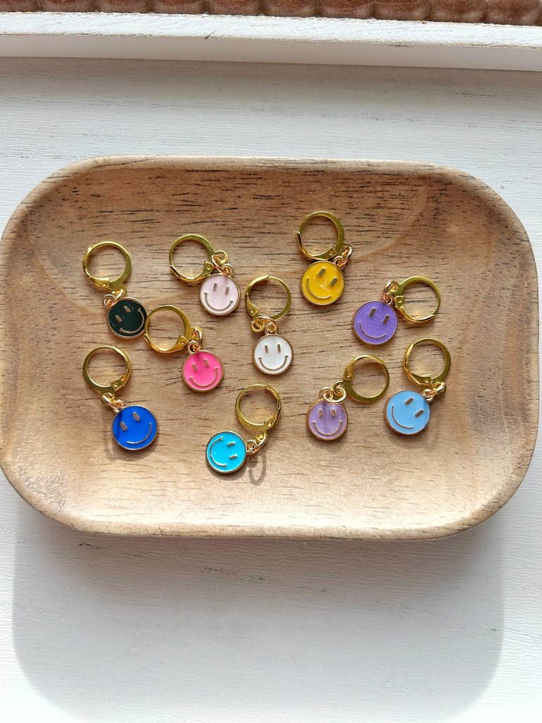 Smiley Face Stitch Markers